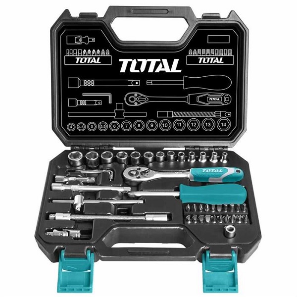 Valigetta Chiavi a Cricchetto 1/4" - Set da 45 pz